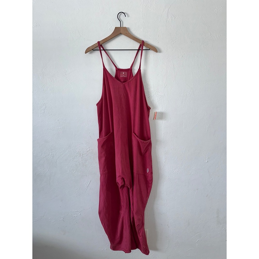 FP Movement Hot Shot Onesie Lovestruck pink Oversized Jumpsuit OB1239677 M